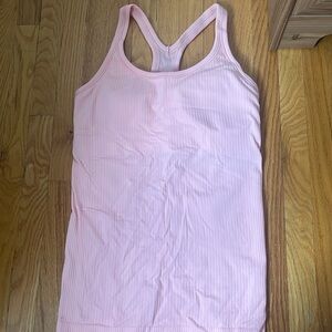 Like New - Lululemon Ebb to Street Tank - Powder Pink - Size 6